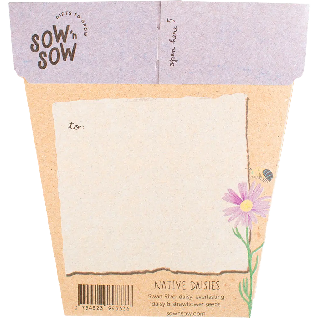 Gift of Seeds - Native Daisies SOW 'N SOW