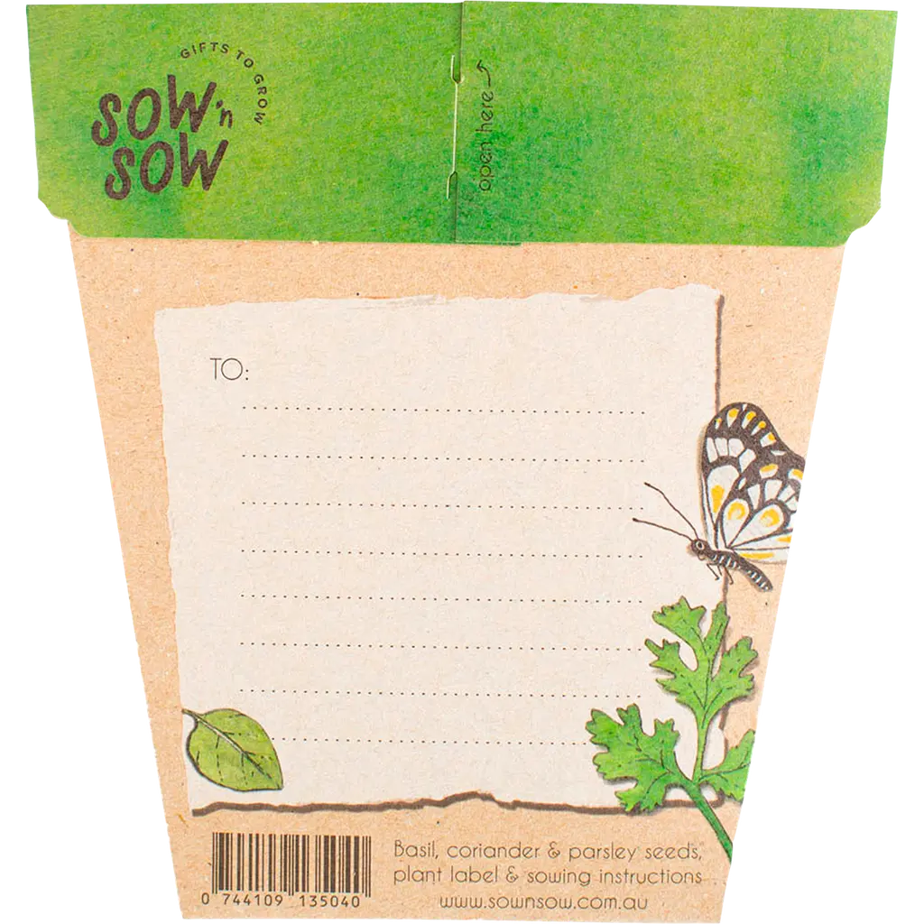 Gift of Seeds - Trio of Herbs SOW 'N SOW
