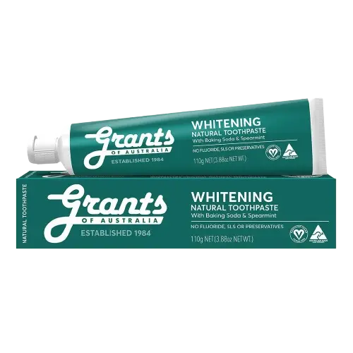 grants of Australia whitening natural toothpaste