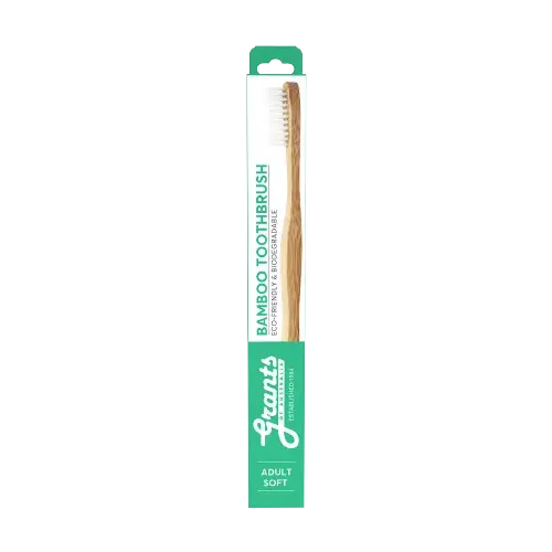 Bamboo Toothbrush - Adult Soft GRANTS OF AUSTRALIA