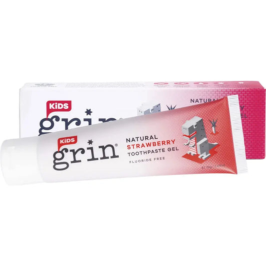 grin natural strawberry toothpaste gel