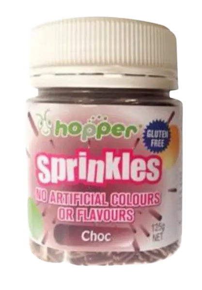 hopper chocolate sprinkles, additive free sprinkles