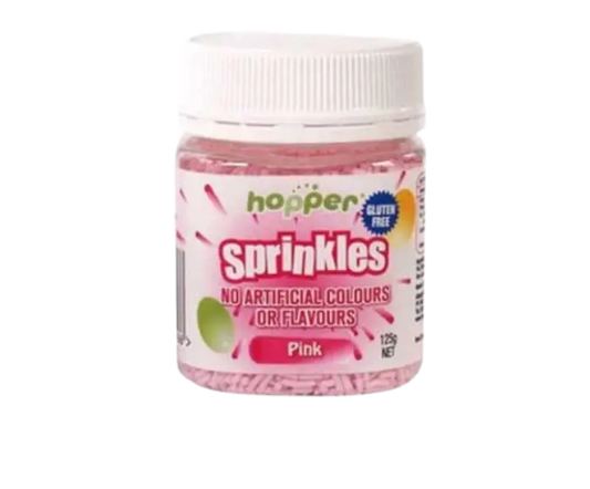 hopper gluten free natural pink sprinkles