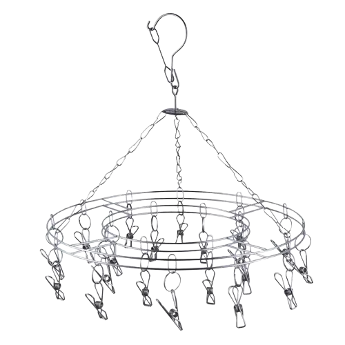 Stainless Steel Peg Drying Hanger THE WELLNESS PANTRY