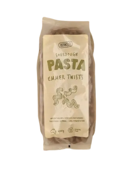 berkelo, sourdough pasta, emmer twist