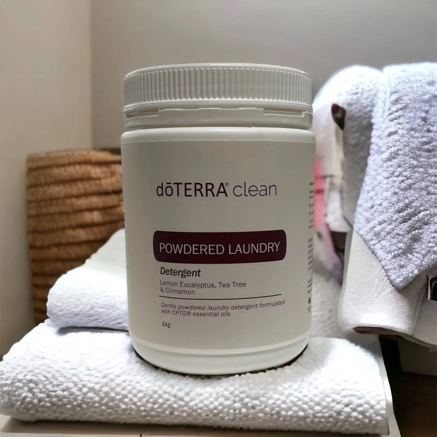doterra clean, powered laundry detergent, clean laundry detergent, doterra, washing powder