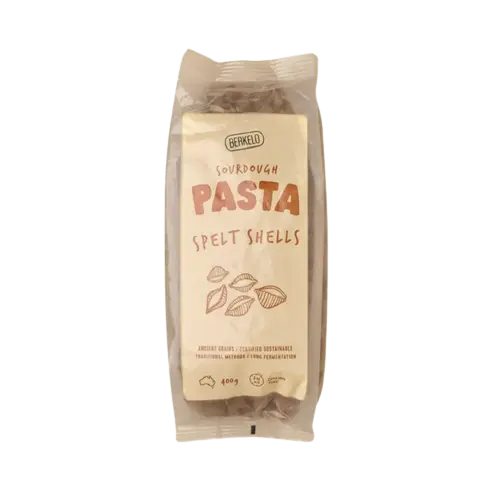berkelo, sourdough pasta, spelt pasta, front