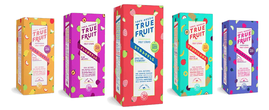 True Fruit Bars - Apple & Strawberry SUN VALLEY AUSTRALIA