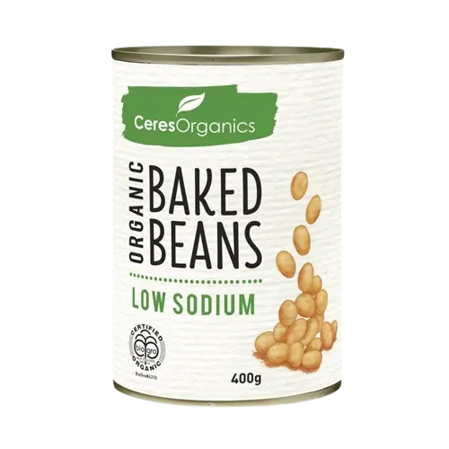 Organic Baked Beans - Low Sodium CERES ORGANICS