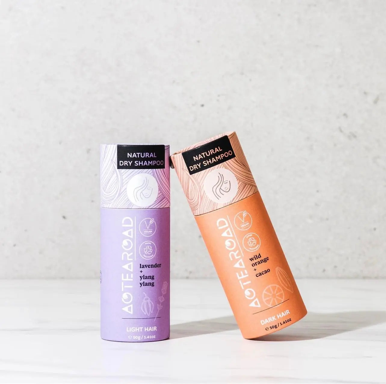 Organic Natural Dry Shampoo - Dark Hair AOTEAROAD