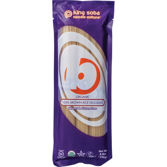 king soba organic brown rice noodles