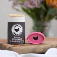 Natural Bicarb-Free Deodorant Stick - Patchouli & Ylang Ylang 60g KISSING CHICKENS