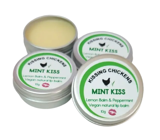 Organic Lip Balm 10g - Mint Kiss KISSING CHICKENS