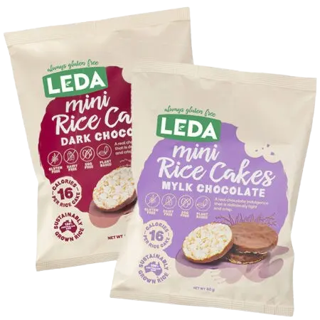 leda mini rice cakes varieties