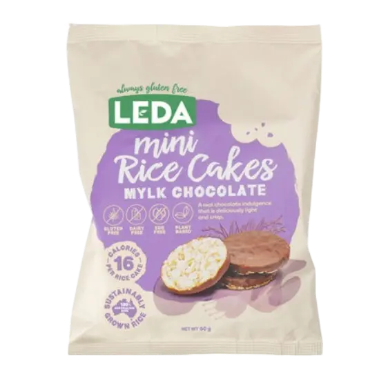 Mini Rice Cakes - Mylk Chocolate LEDA