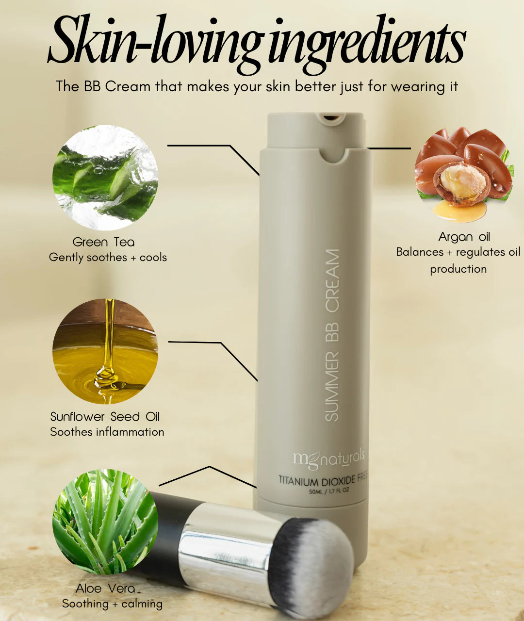 Organic Summer BB Cream - Makeup for Summer