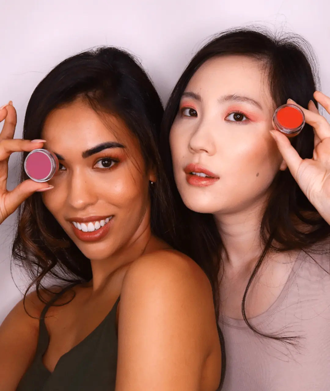 MG Naturals Lip and Cheek Tint being modeled