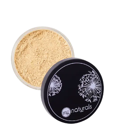 mg naturals peach-bisque-mineral foundation, titanium dioxide free