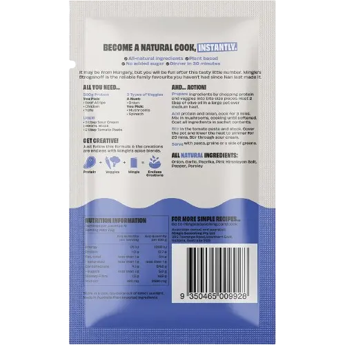 mingle stroganoff recipe base back