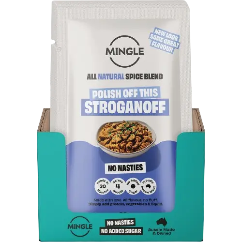 mingle stroganoff recipe base box