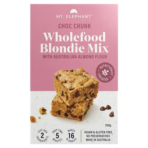 Choc Chunk Wholefood Blondie Mix MT ELEPHANT