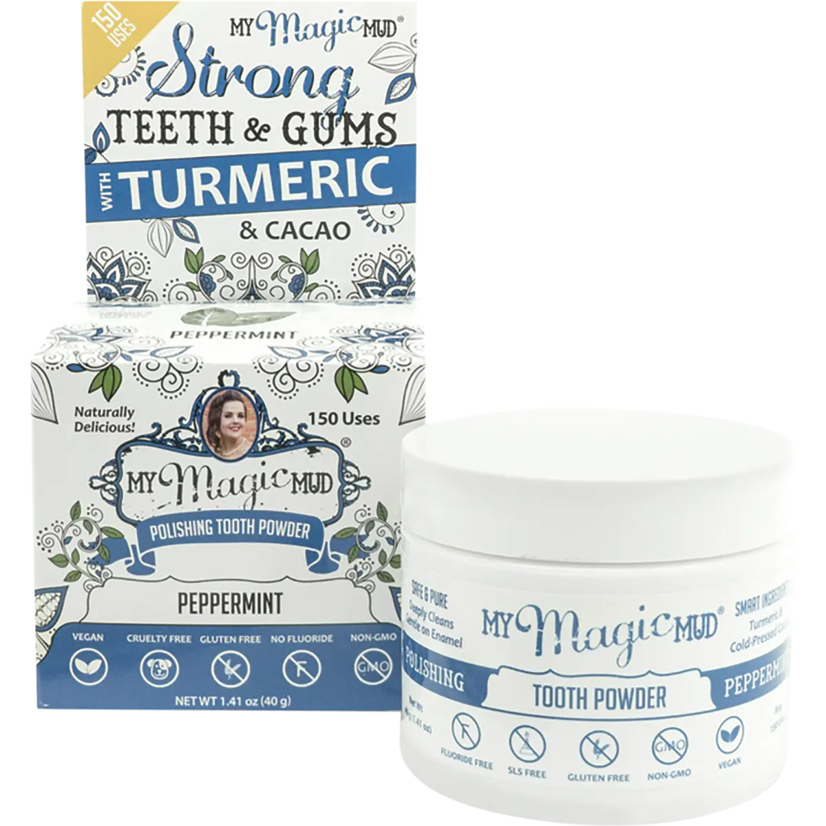 Polishing Tooth Powder - Peppermint MY MAGIC MUD