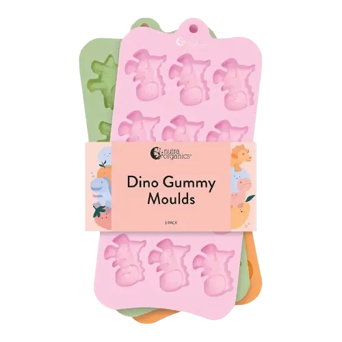 Gummy Moulds - Dino 3 Pack NUTRA ORGANICS
