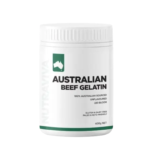 Australian Beef Gelatin 400g NUTRAVIVA