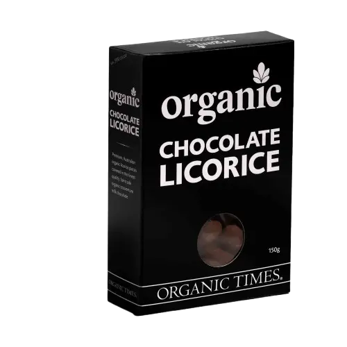Milk Chocolate Licorice ORGANIC TIMES