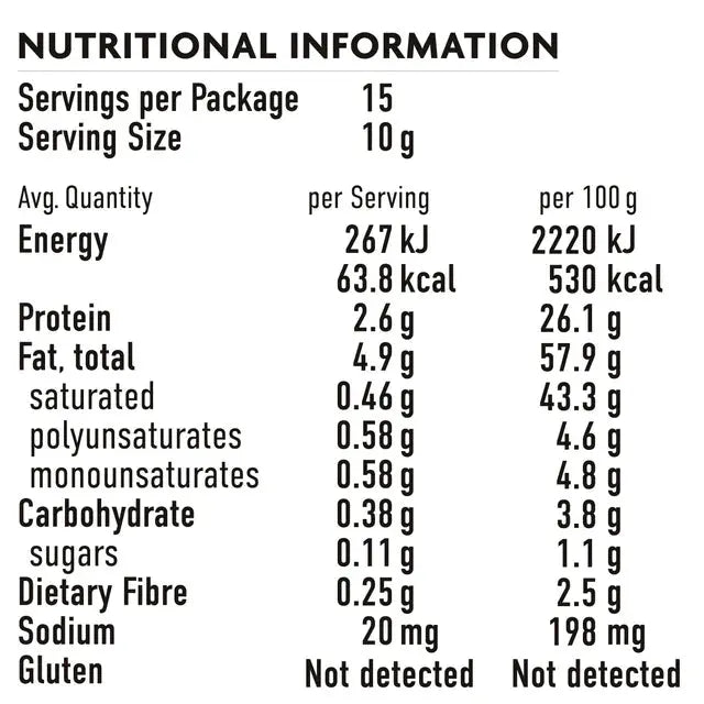 pimp my salad hemp parmesan plant based cheese nutritional info