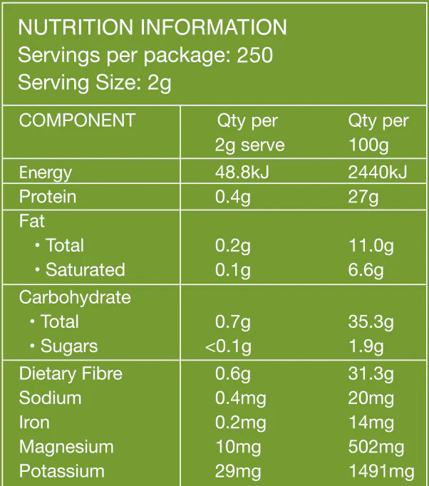 Organic Cacao Powder 175g