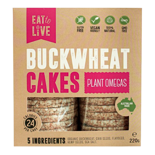eat to live buckwheat cakes plant omegas