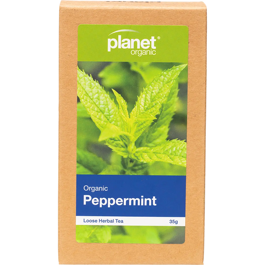 Peppermint Loose Leaf Tea 35g - Certified Organic PLANET ORGANIC
