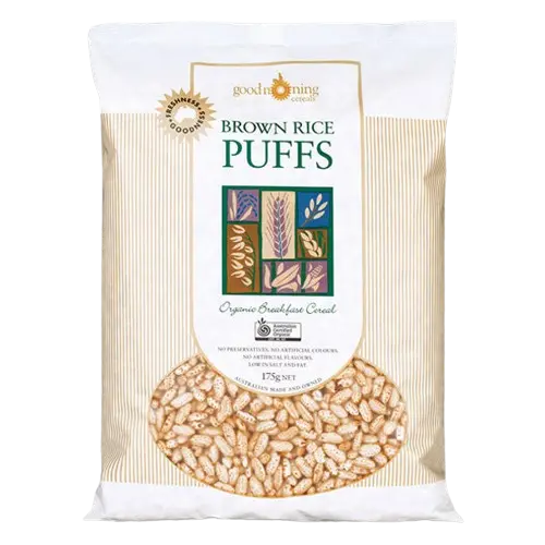 brown rice puffs, good morning cereals