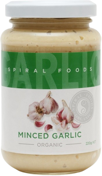 Organic Minced Garlic 220g