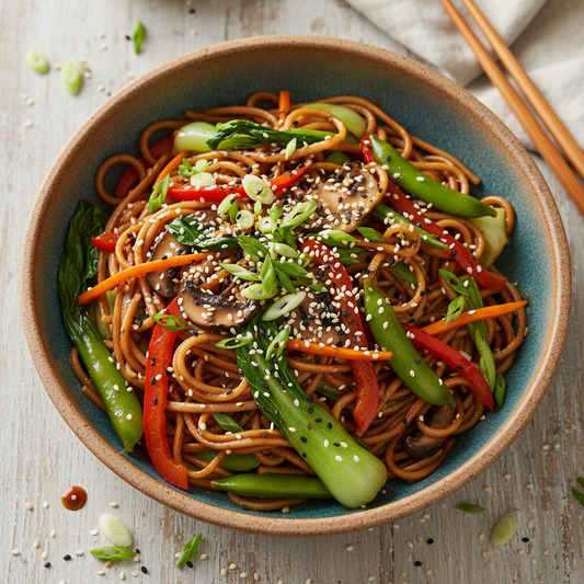 organic brown rice noodles