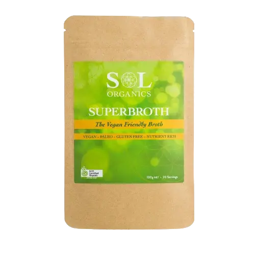 sol organics superbroth, vegan broth