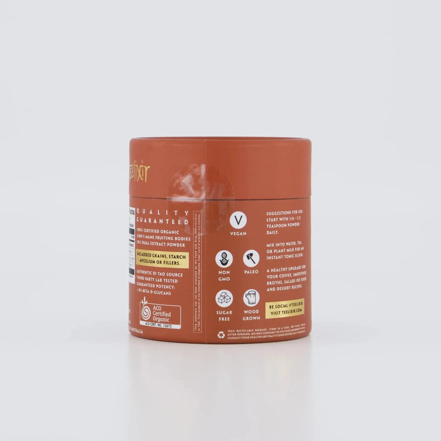 Teelixir lion's mane medicinal mushroom