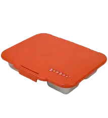 yumbox presto stainless steel lunchbox orange