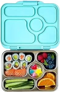 stainless steel lunchbox, bento lunch box, stainless steel, yumbox, presto
