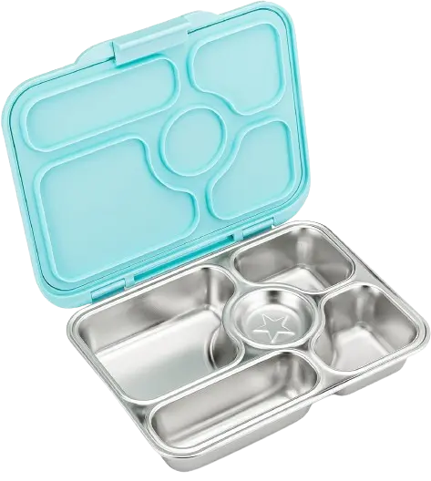 yumbox presto stainless steel lunchbox talum blue