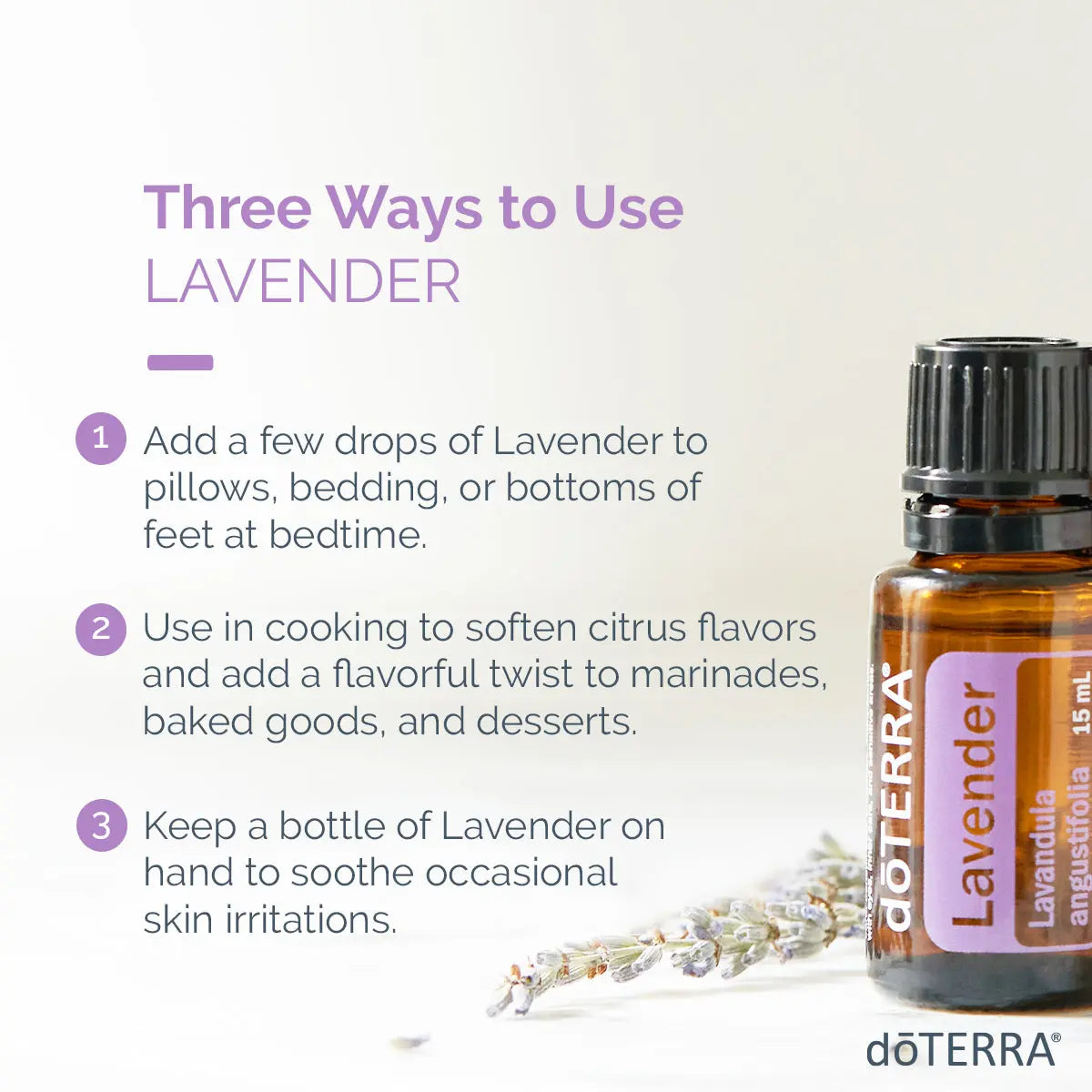 doterra, lavender essesntial oil, quality essential oil, additive free, lavender