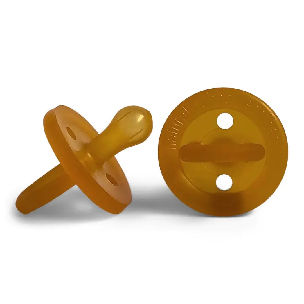 natural rubber soother dummies round/cherry