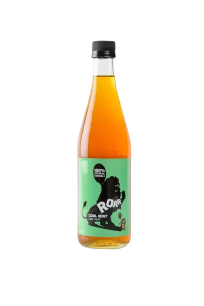 roar living, natural cordial, cool mint cordial, roar cordial, additive free