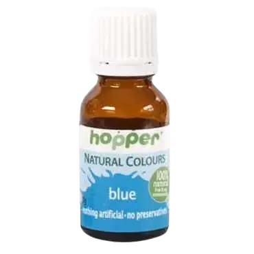 natural food colour, hopper, non-toxic food colours, additive free, front