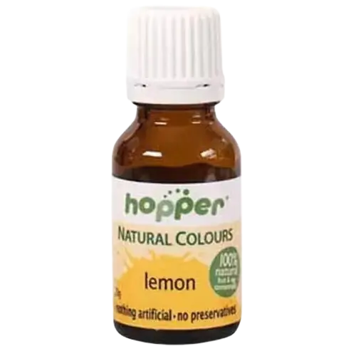 natural food colour, additive free, hopper food colour, allergan friendly food colour, food dye, yellow