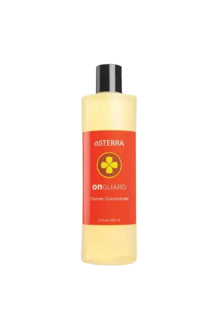 doterra, on guard, cleaning concentrate bottle, non toxic cleaning