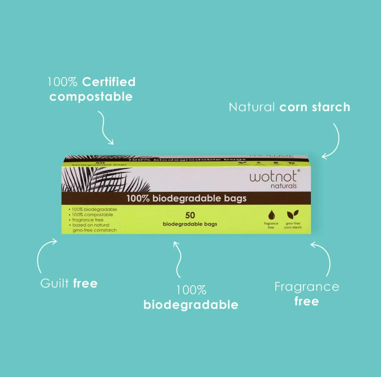 Nappy Bags Biodegradable WOTNOT NATURALS