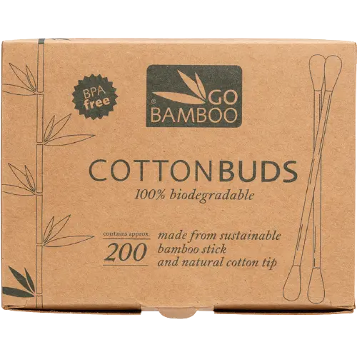 Cotton Buds - Biodegradable GO BAMBOO