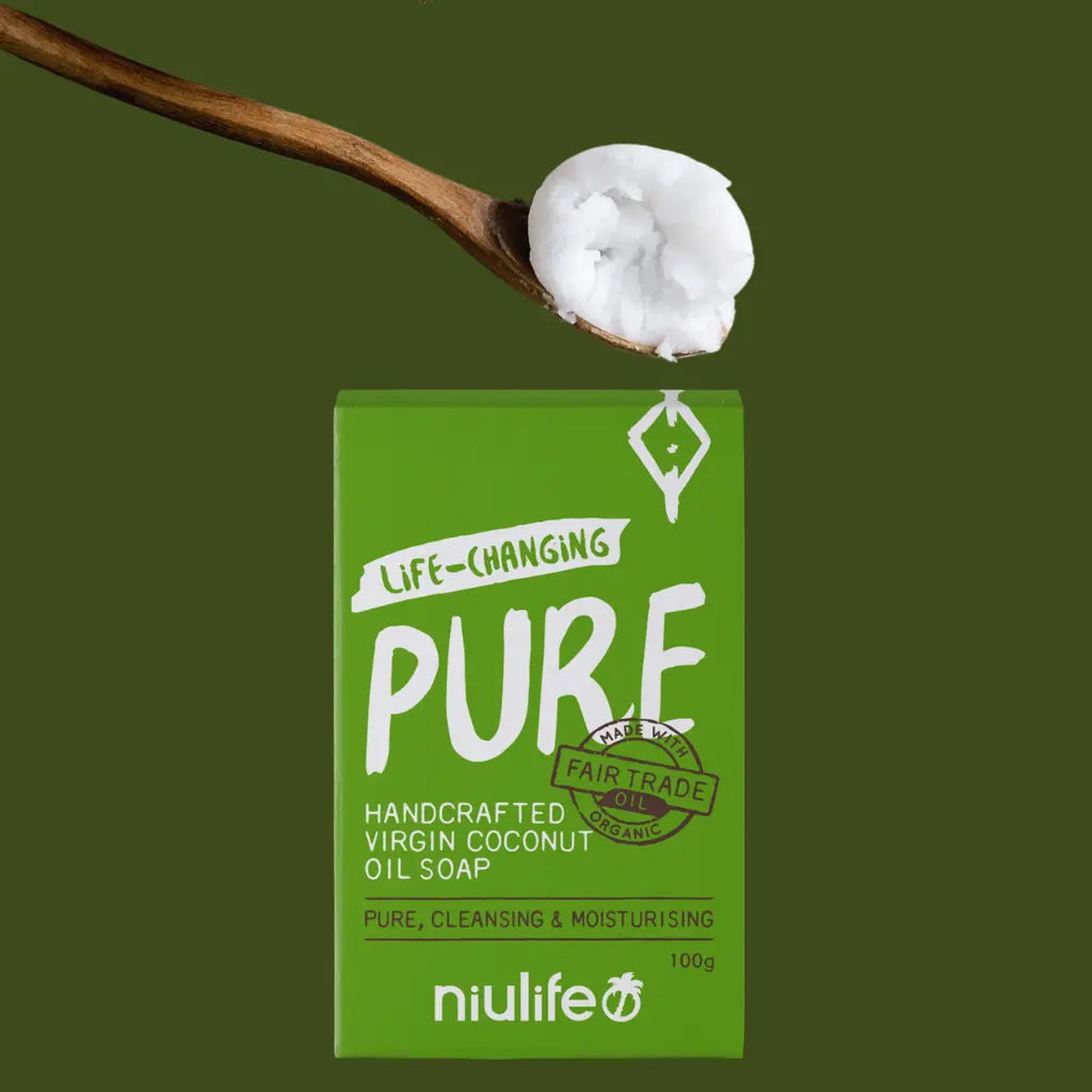 Pure - Virgin Coconut Oil Soap 100g NIULIFE